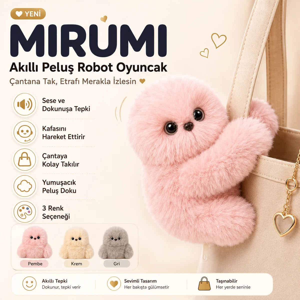 Akıllı Peluş Robot Mirumi
